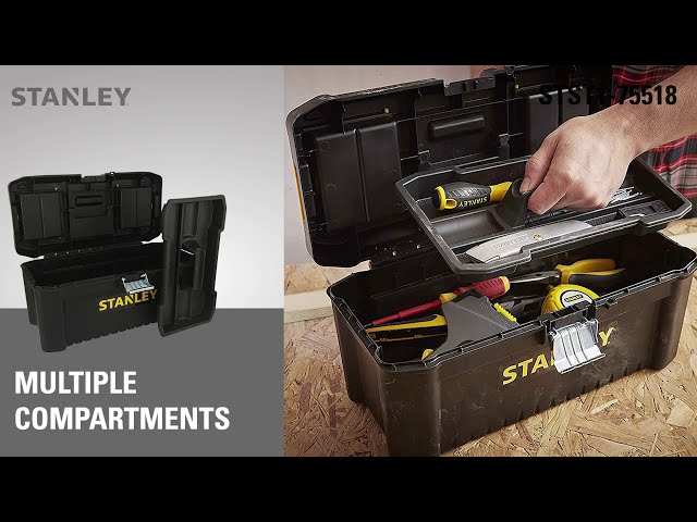 Stanley 16” Essential Tool Box, High storage