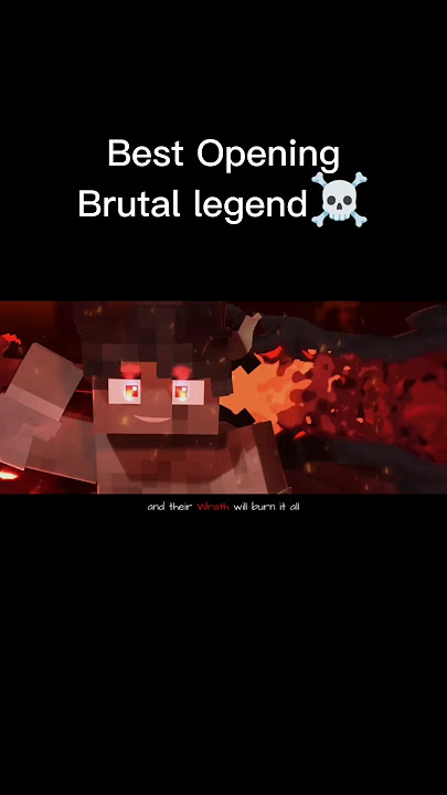 Brutal legend opening Best fanmade#minecraft #brutallegend@animasikotakAKO