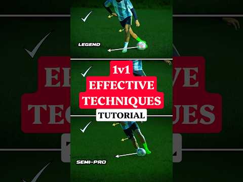 1v1 EFFECTIVE TECHNIQUES ⚽️.#football #footballskills #soccer #1v1football #shorts
