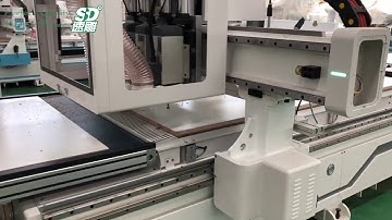 SUDIAO S1-4C 4 Heads CNC Nesting Machine with Loading&Unloading Table