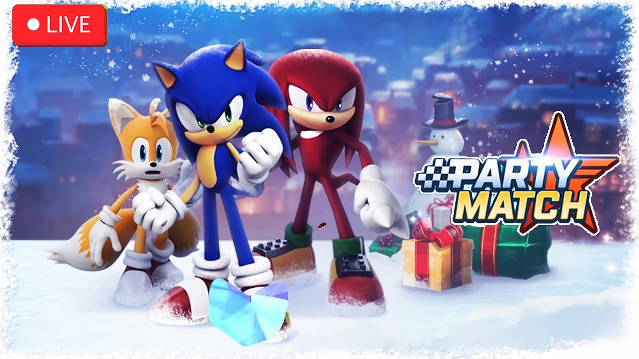 🎄 IT'S SNOWING | Sonic Forces Party Match | Live 