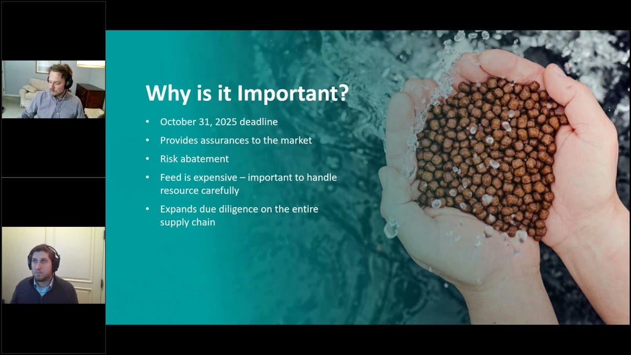 Preparing for Aquaculture Feed Certification: Next Steps for Pursuing the New ASC Feed Mill Cert.