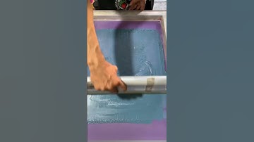How to scree print Screen printing process #printing #clothingbrand