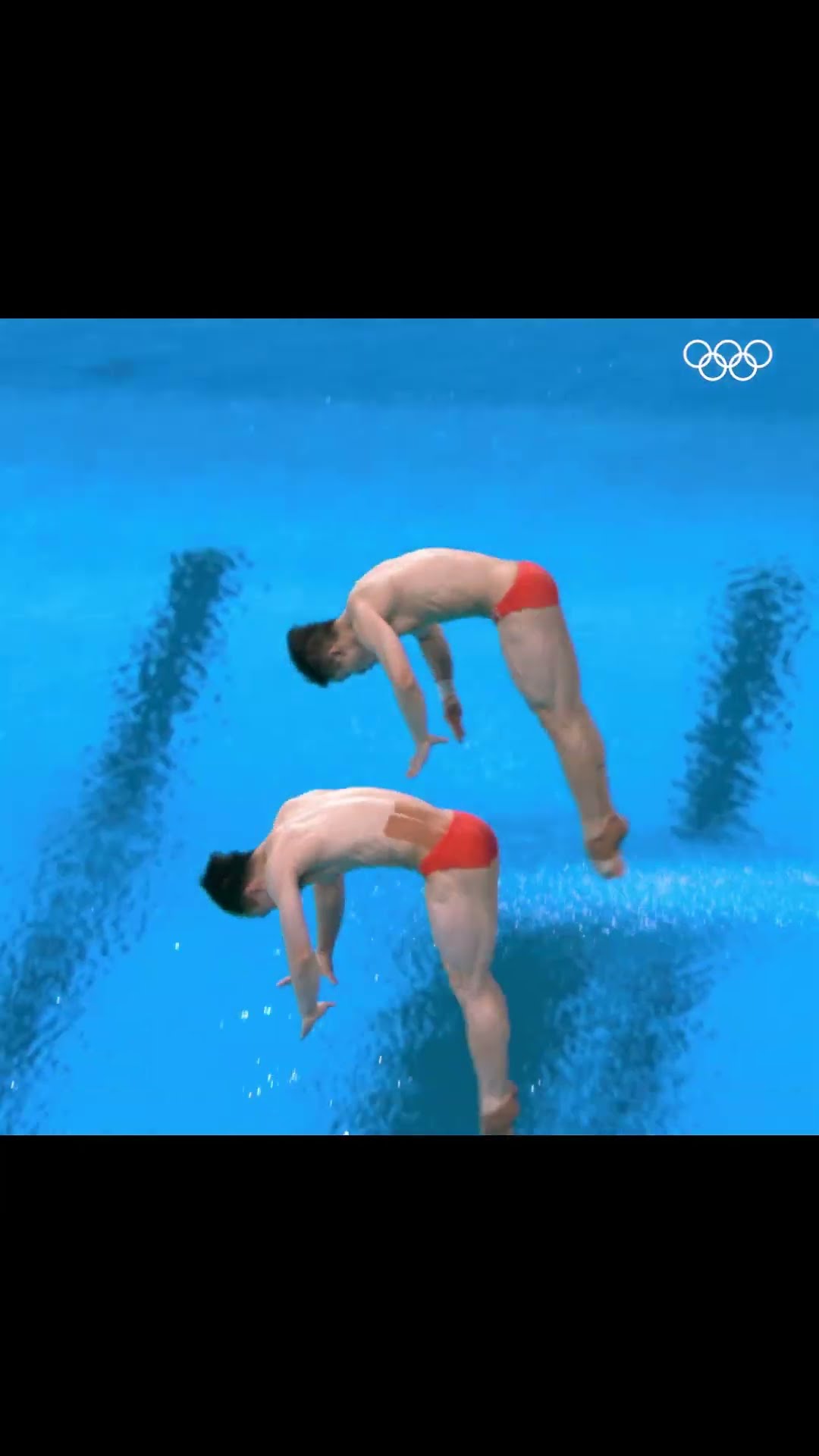 The Men's Synchro 3m Springboard Gold Medallists at Tokyo