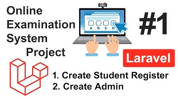 Online Examination System #1 -  Student Register & Create Admin Part In Laravel In Hindi
