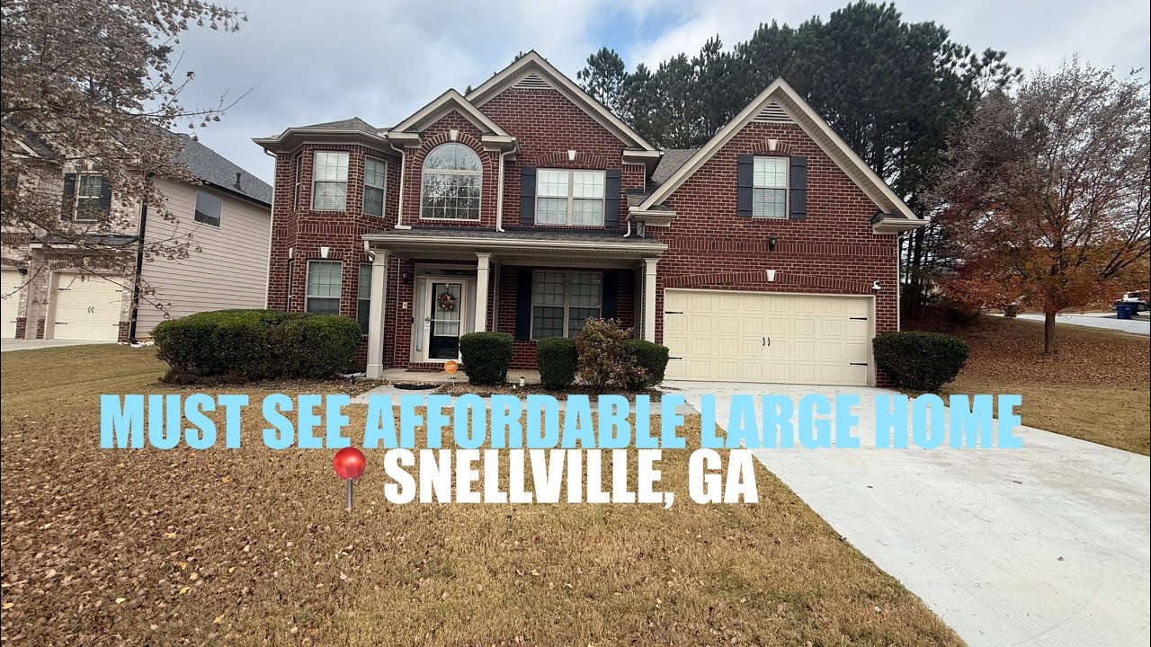 🔥🏡 ОГРОМНЫЙ И ДОСТУПНЫЙ дом в Снеллвилле, Джорджия! 🚨 Обязательно посмотрите этот дом за 435 000 ...