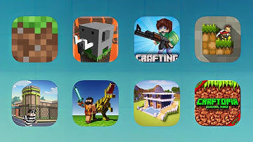 Minecraft, Craftsman, Crafting, LostMiner, CopNRobber, Tribe Craft, Craft World, Craftopia