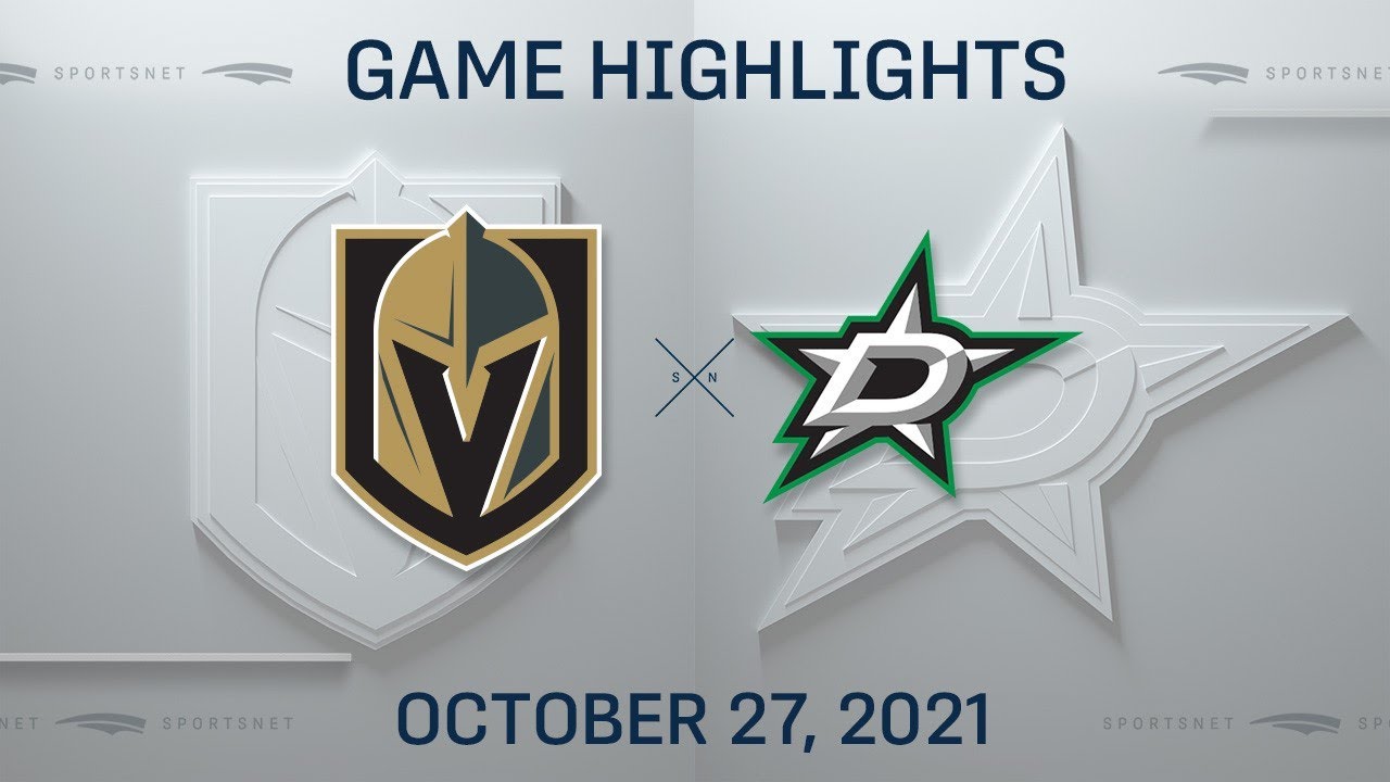 NHL Highlights | Golden Knights vs. Stars - Oct. 27, 2021 - SPORTSNET