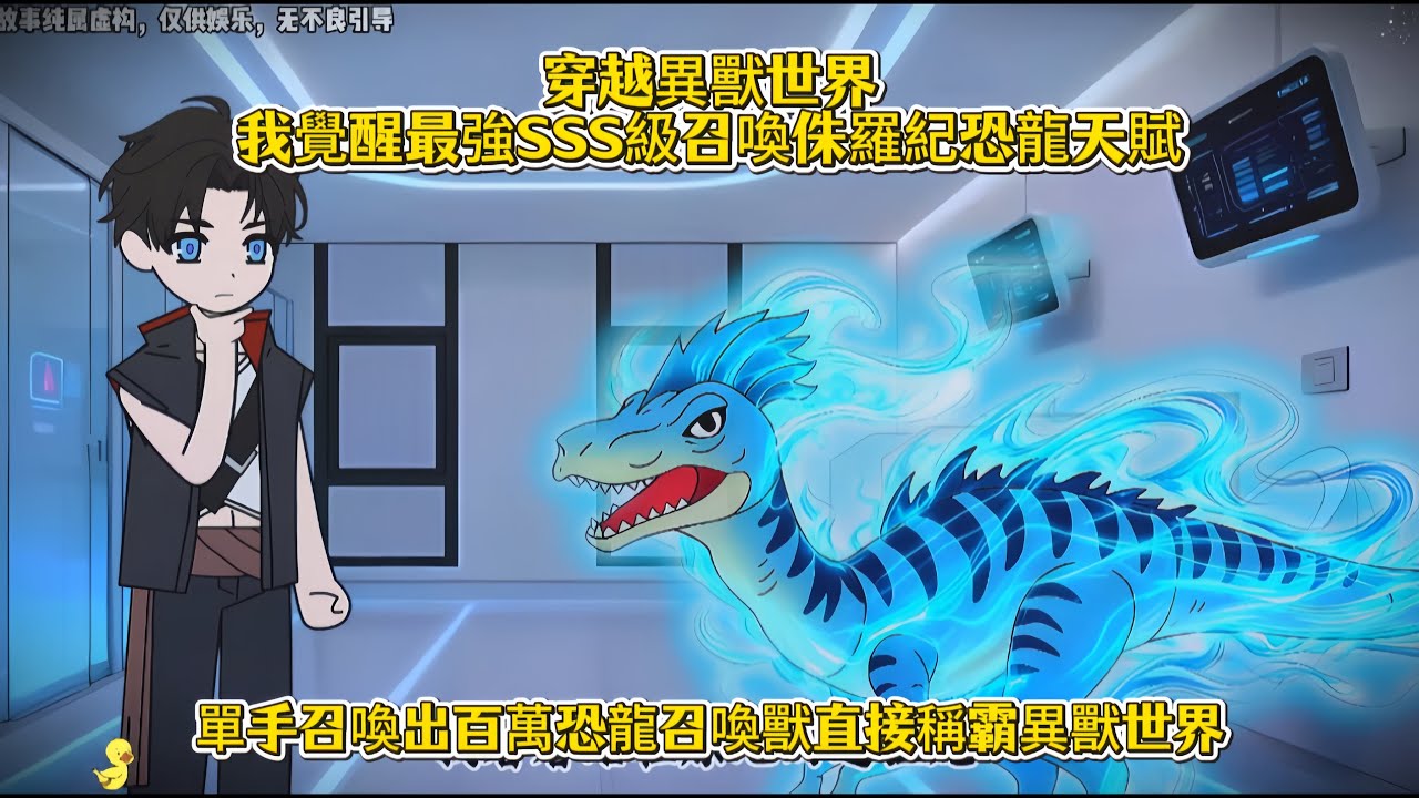穿越異獸世界我覺醒最強SSS級召喚侏羅紀恐龍天賦，單手召喚出百萬恐龍召喚獸直接稱霸異獸世界