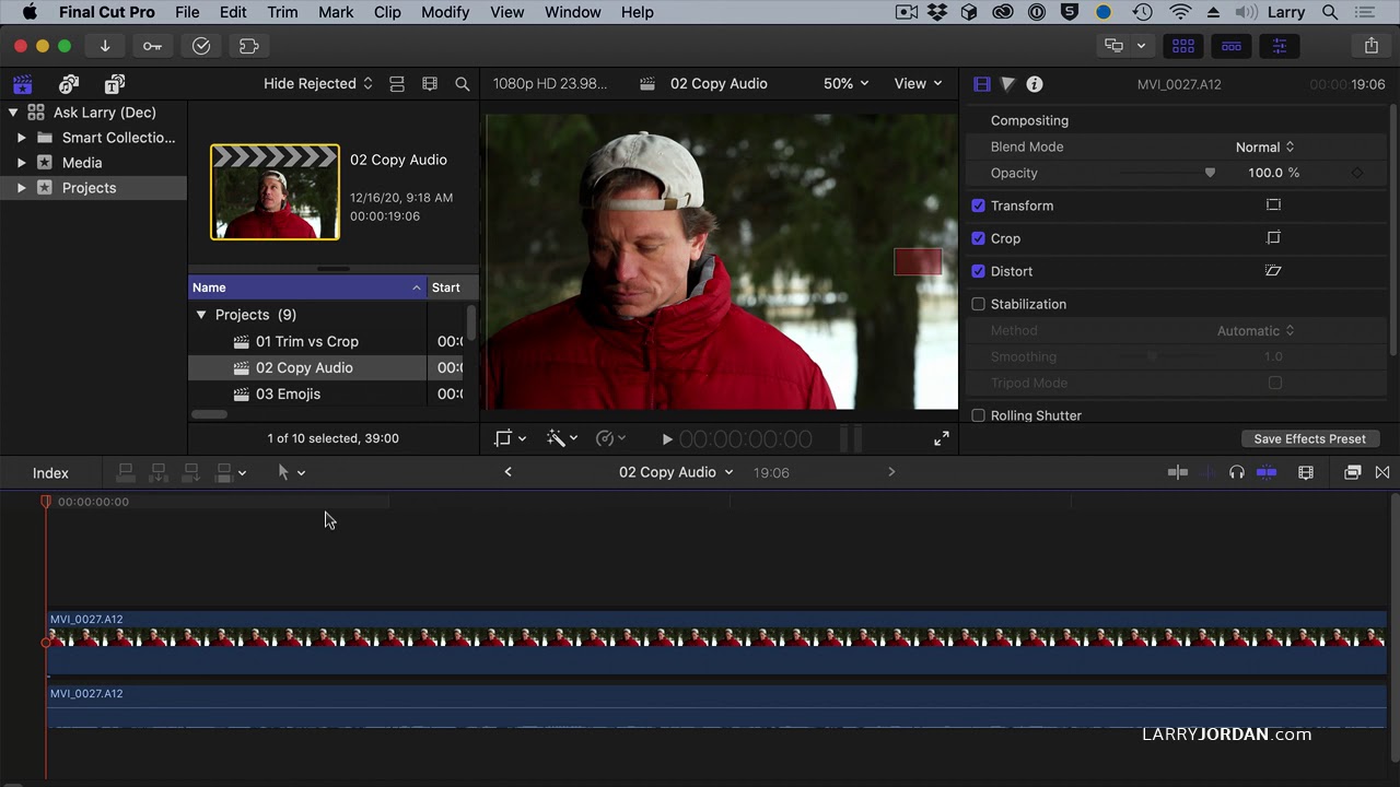 Move Audio Clips in Apple Final Cut Pro YouTube