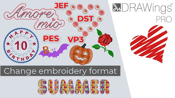 How to Change Embroidery Formats for Your Designs