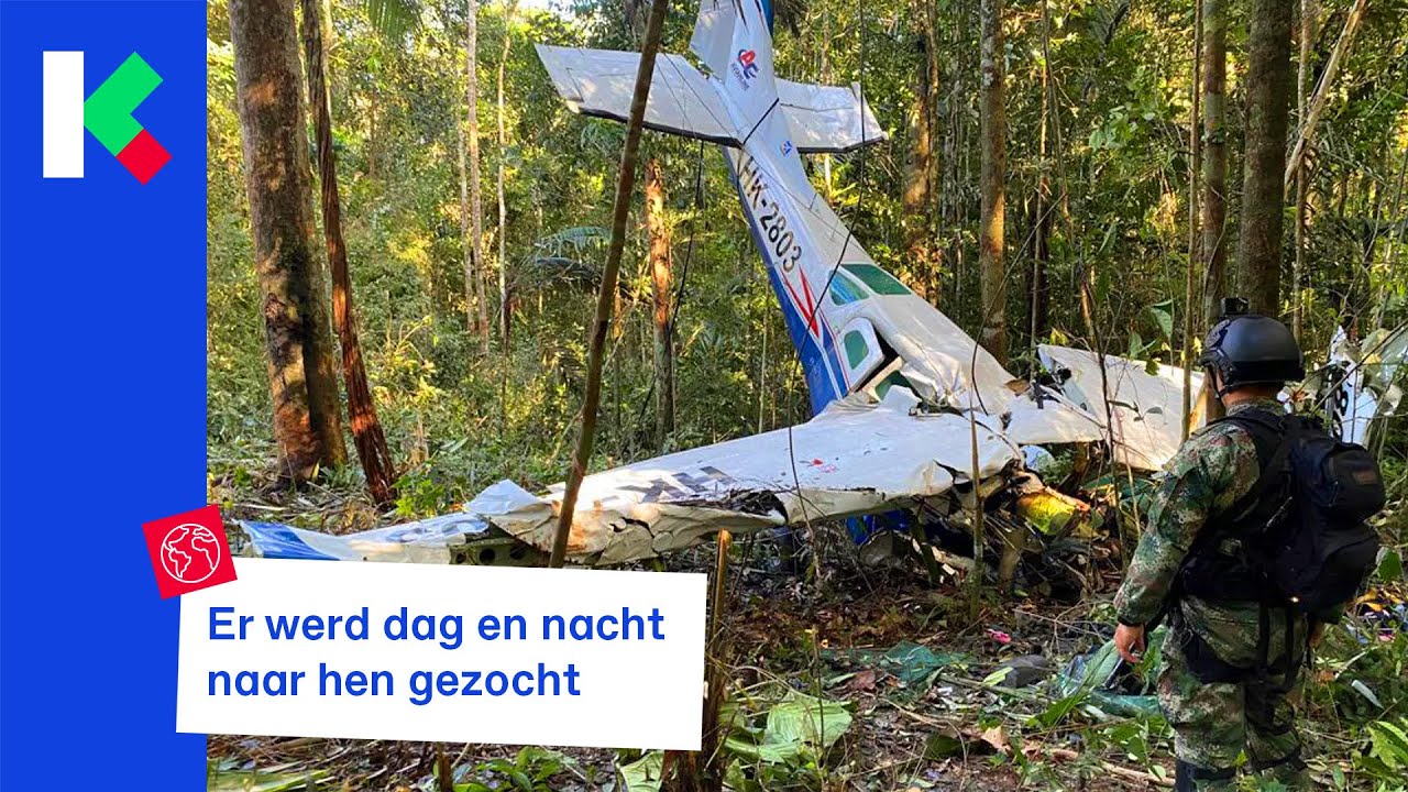 Vier kinderen uit Colombia overleven 40 dagen alleen in de jungle - YouTube