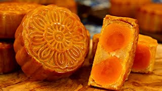 The Classic Mooncake Recipe 双黄白莲蓉月饼