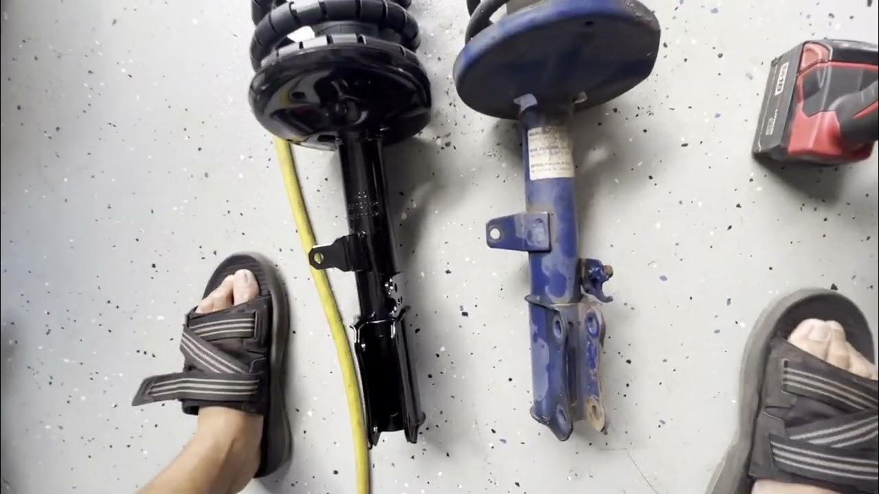 How to install a Rear Struts / shocks assembly for 2000 Toyota Camry LE
