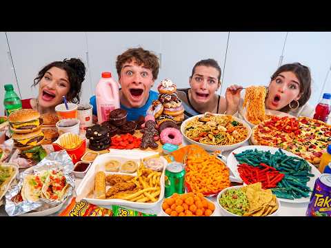 Last to Stop Eating Wins $1,000 (Extreme Mukbang)