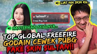 TOP GLOBAL FREE FIRE GODAIN CEWEK PUBG PAKE SKIN SULTAN!! | PUBG MOBILE