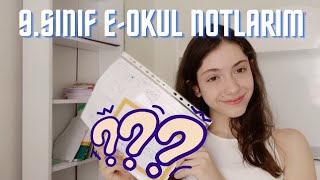 9.Sınıf E-okul Notlarım|başka bir yere mi gidiyoruz ??  #lise