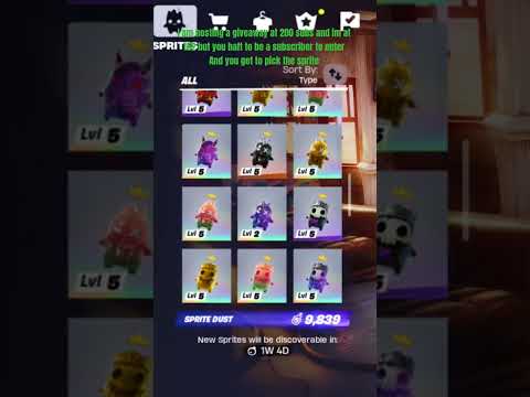 200 subs for a sprite giveaway #shorts #fortnite #fortniteshorts