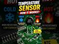 🌡️ Temperature Sensor#TemperatureSensor #Thermistor #Electronics #Sensors #Temperature