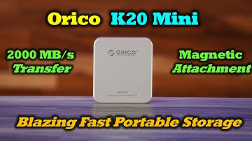 Orico K20 Mini SSD Drive - Your Portable Digital Storage Locker for Everything!