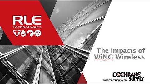 RLE Technologies WiNG Wireless | Smart Building Seminar