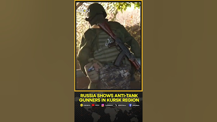 Russian army claims to show anti-tank gunners at work in Kursk region | WION Shorts