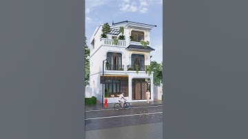 nhà phố mặt tiền 7m phong cách tân cổ điển trẻ trung #kientrucantrach #nhapho #tancodien