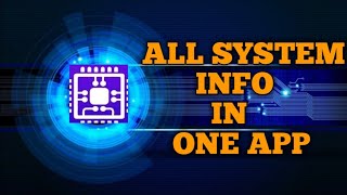 ALL SYSTEM INFORMATION IN ONE APP screenshot 1