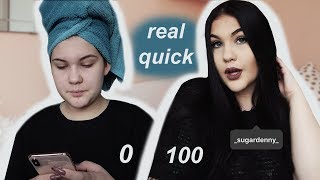 moje každodenní makeup routine aka. how to get from 0 to 100 real quick | SugarDenny