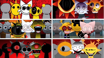 Incredibox - Sprunki but MIX MR.SUN and WENDA and SIMON in ALL Different Mods - PART 2