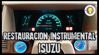 INSTRUMENTAL ISUZU: Mejorando la iluminación, pintado de agujas y pulido - Fontanadrift cap.62