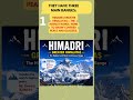 3 Himalayan Ranges Explained in 30 Seconds | Himadri, Himachal & Shiwaliks