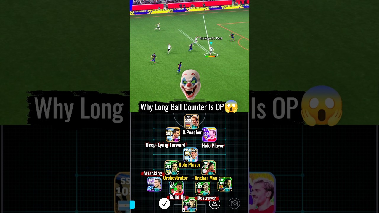 Long Ball Counter Formation eFootball 2026 | Quick Goals & Best Setup | 