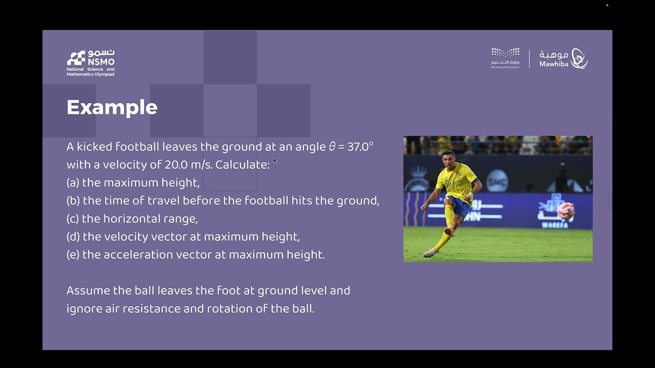 NSMO Olympiad -Physics- Lesson 18 Projectile motion