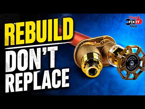Don’t Replace your Leaking Hose Bib! Rebuild It Instead
