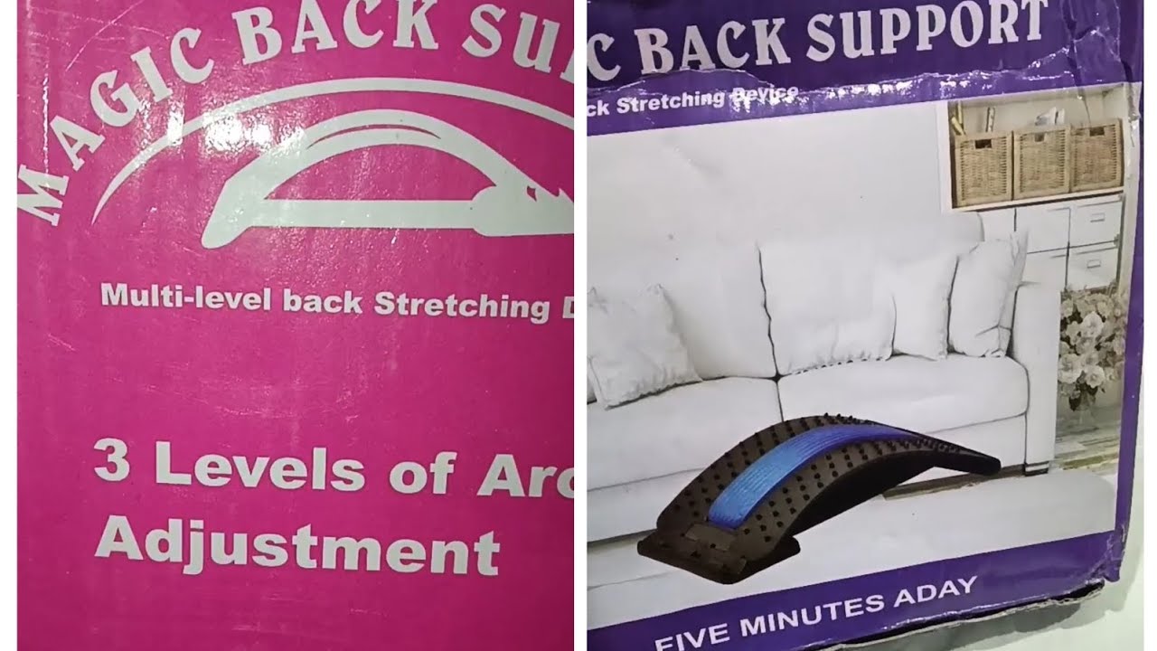back cramps so relax 😔 back pain //MAGIC BACK SUPPORT multi levels Adjustment youtubeshorts 