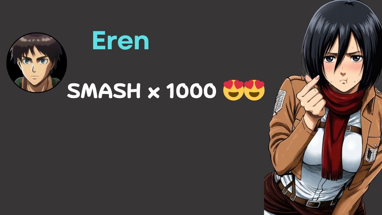 What if AOT characters play Smash or Pass | Eren going wild