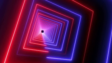 4K Neon Multicolored lines Background Animation 10