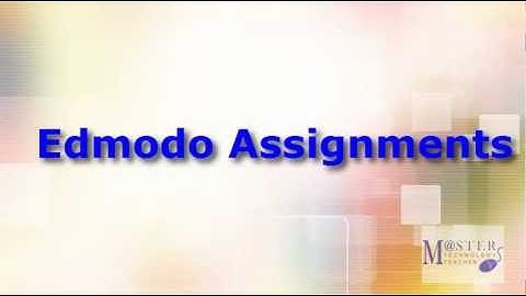 Edmodo-How to post Assignments