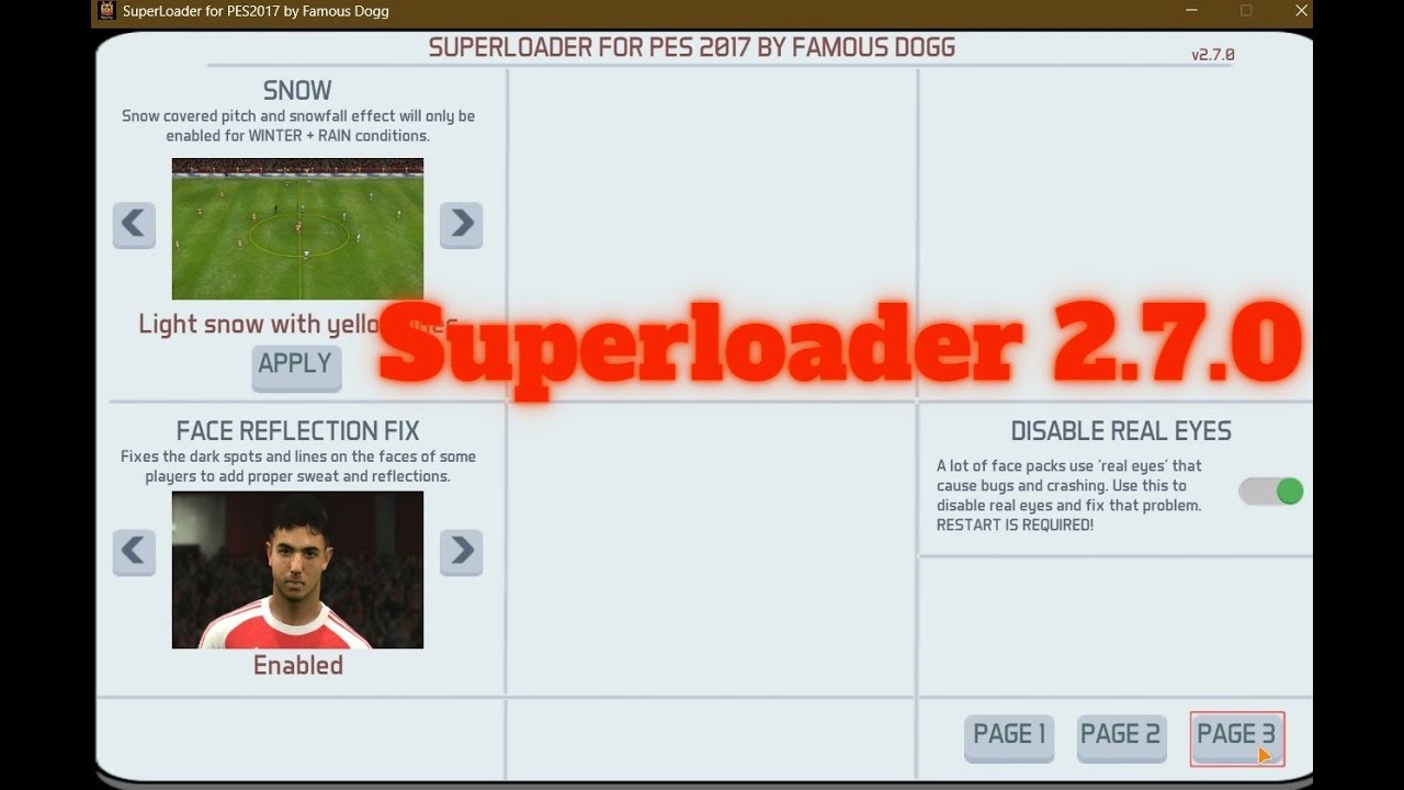 PES 2017 Superloader 2.7.0