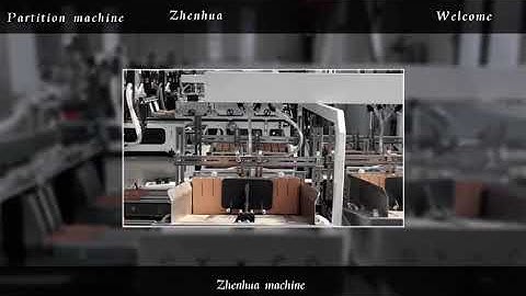 ZHENHUA CGJ Automatic Corrugated Paperboard Partition Assembler Cardboard Paper Divider Machine