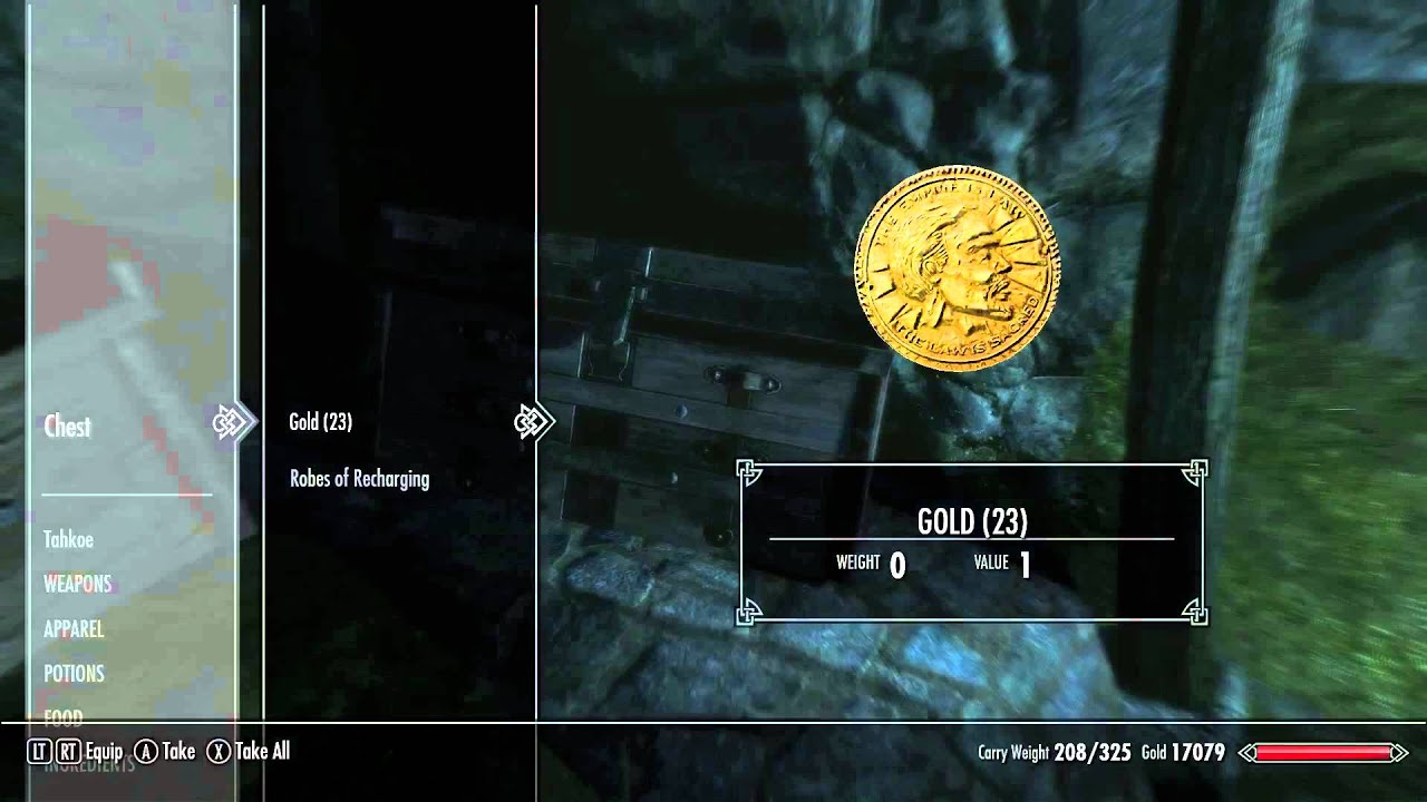 Hidden Chest at Ilinalta's Deep Skyrim YouTube
