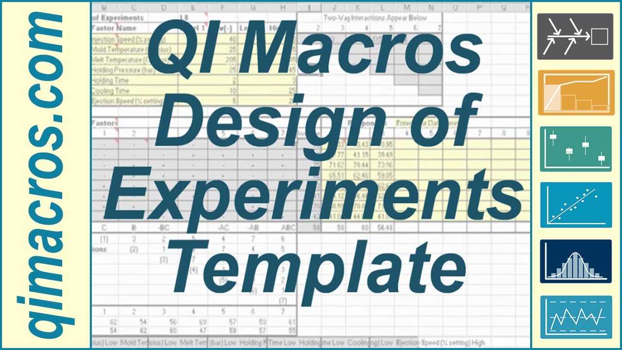 how-to-perform-design-of-experiments-in-a-doe-template-in-excel-youtube