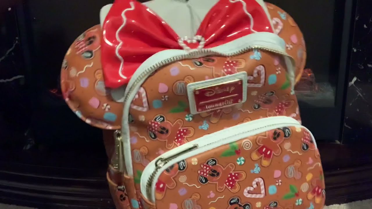 🍭💝🍭💝 LOUNGEFLY GINGERBREAD BACKPACK 🍭💝🍭💝