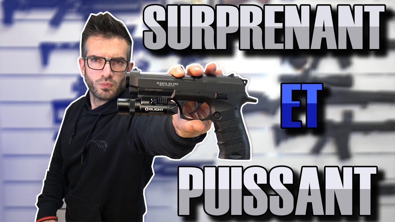Ce pistolet CO2 est surprenant de précision à 20 mètres ! EKOL ES P92 4.5mm vs Beretta 92 Elite II