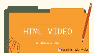 HTML Tutorial 48 - HTML Video Element | Theory | Example | Hindi