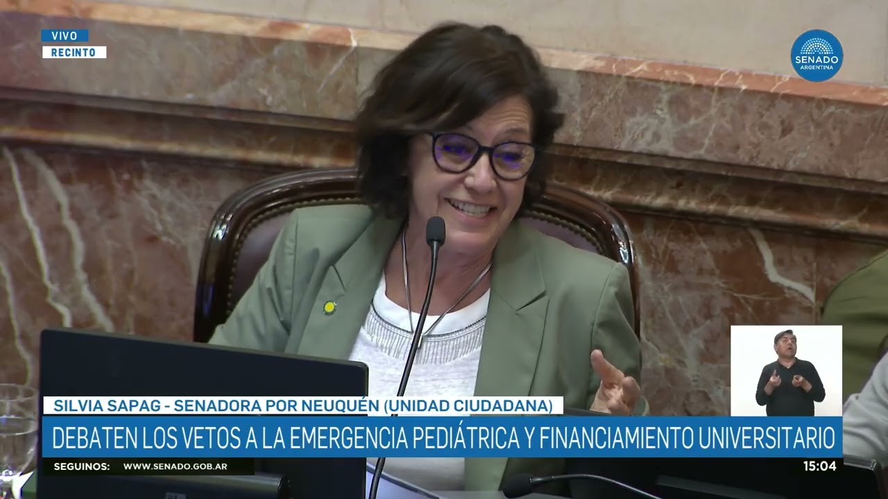 SENADORA SILVIA SAPAG - SESIÓN 02-10-25