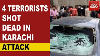 Karachi Terror Attack 4 Gunmen Shot Dead In Attack On Pakistan Stock Exchange In Karachi