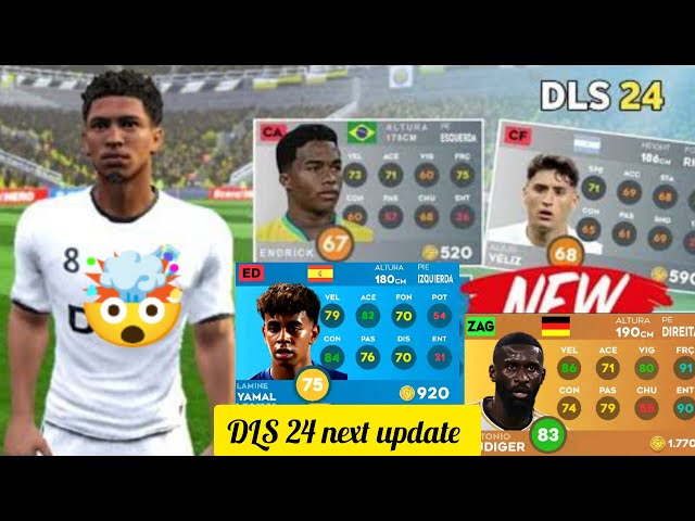 DLS 24 NEXT UPDATE PLAYERS RATING 🤯 (PREDICTIONS) class=
