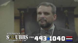 Stephen Stubbs Fights for Justice Everyday- 15 second Commercial